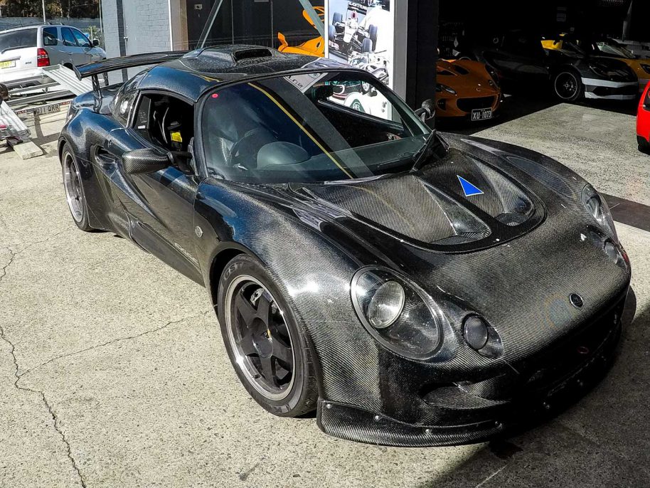 Lotus Exige S1 with supercharged Honda engine