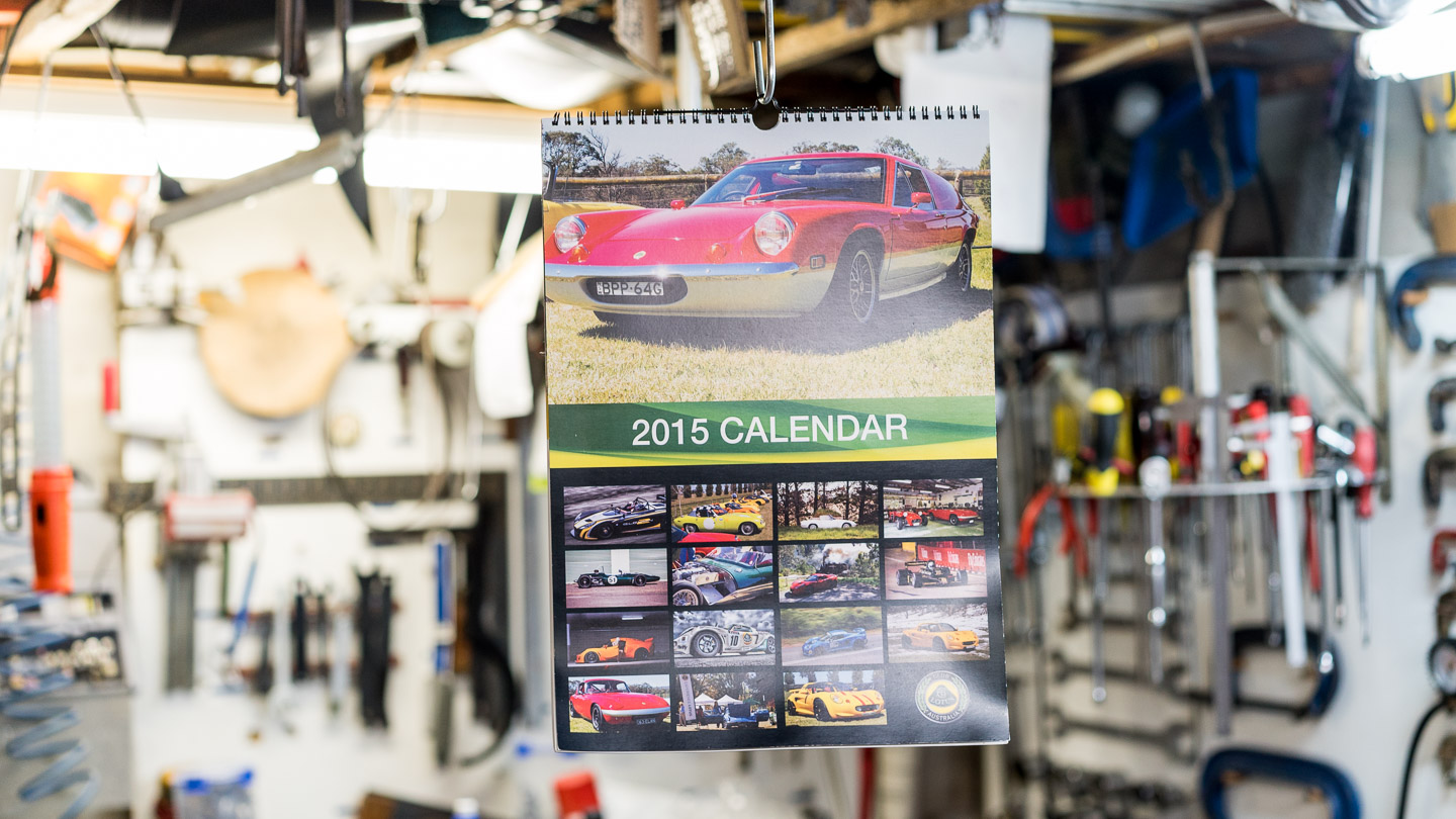 Club Lotus Australia 2015 Calendar