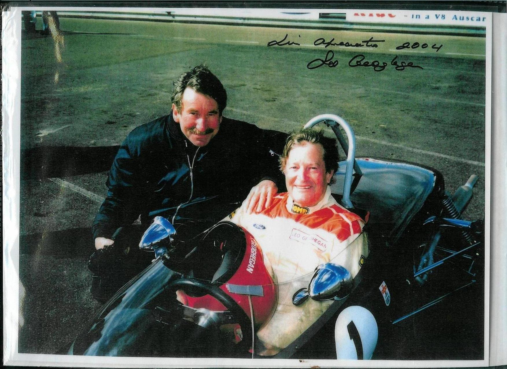 A very happy Leo in the Lotus 20 Wakefield 2004, at a Lotus meeting