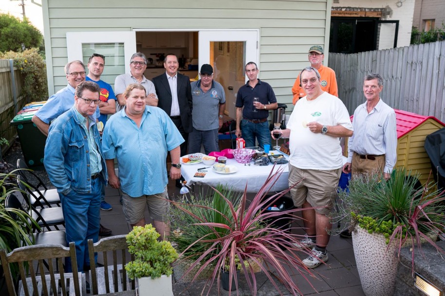 A Social Lotus Evening in Dan's Shed