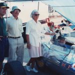 Hazel and Clive Chapman with Len Pritchard