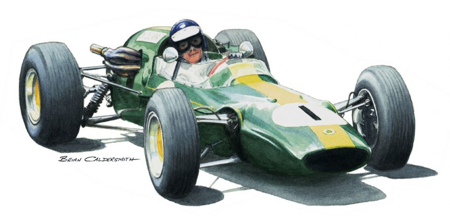 Jim Clark Lotus 25 for 50th Anniversary