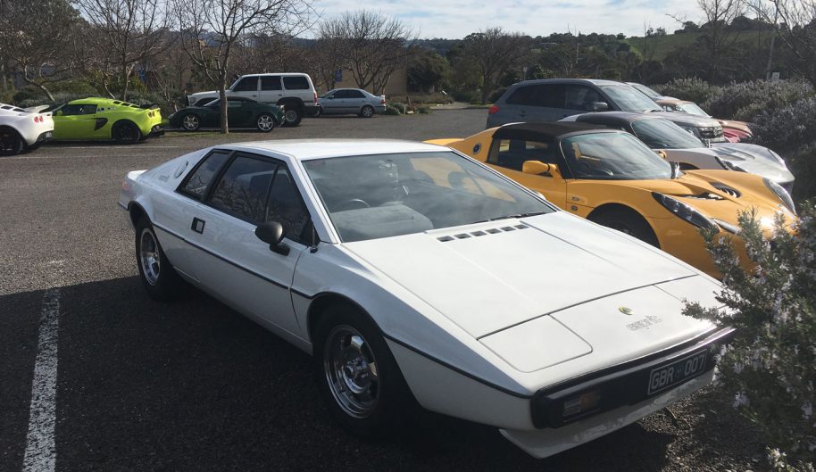 Star Car, Chris's ABD Show winning S1 Esprit at McLaren Vale