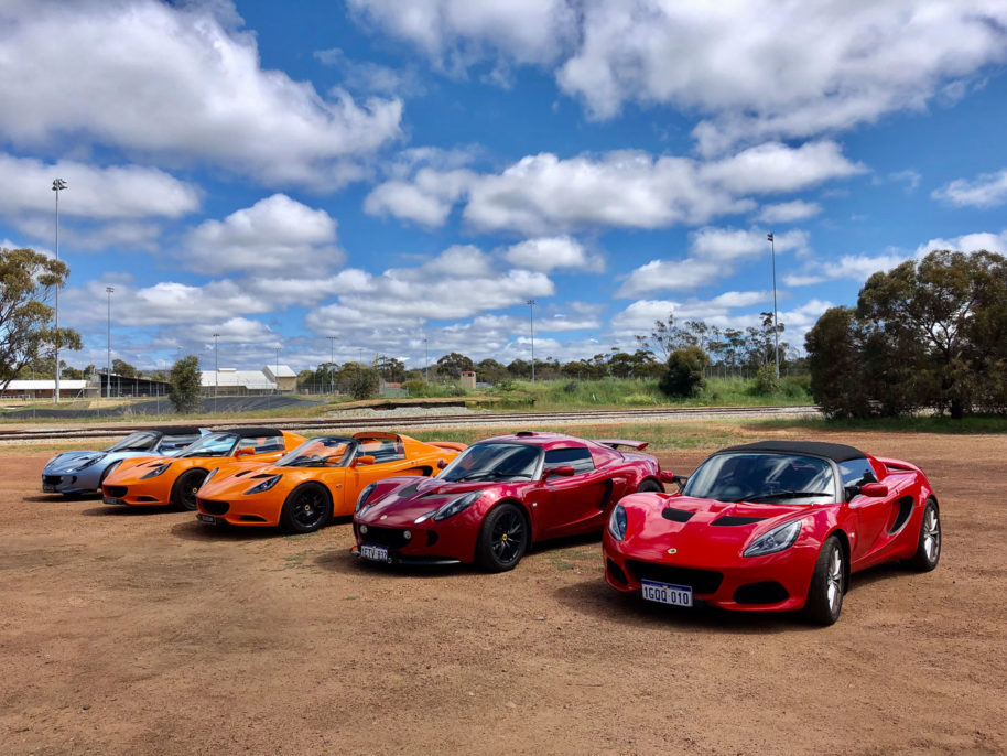 Elise S2, S3s and an Exige in York