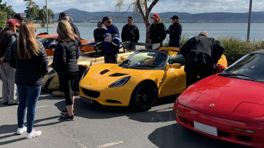 Lotus Meet-Up at Sandy Bay in Hobart