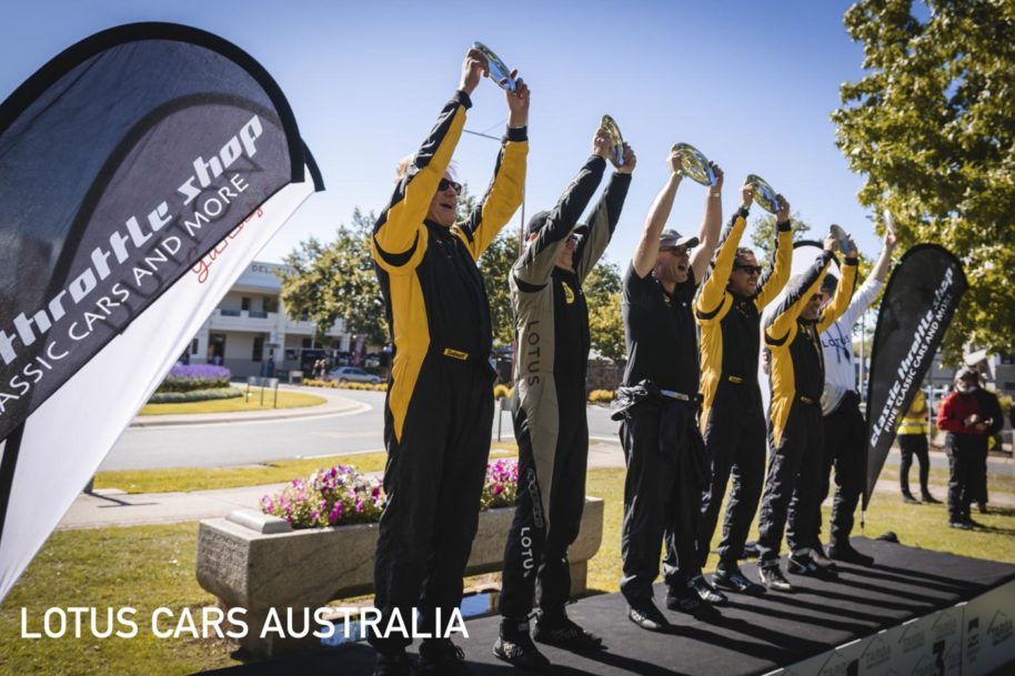 Lotus Sports Cars At Targa High Country Tarmac Rally February 2021