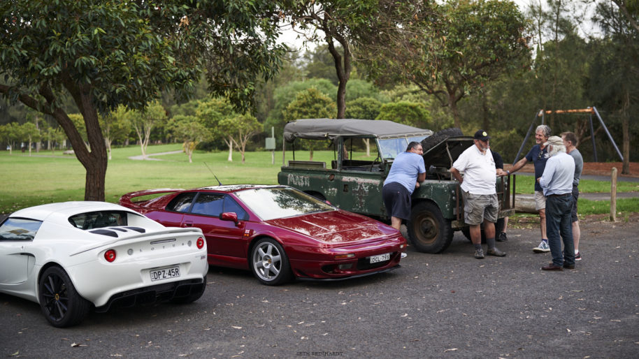 January 2022 Club Lotus Australia Tyre Kick & Coffee Gough Whitlam Park