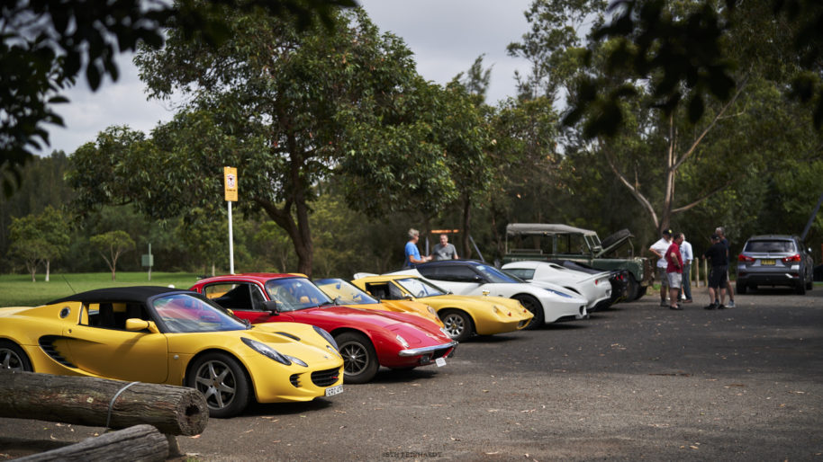 January 2022 Club Lotus Australia Tyre Kick & Coffee Gough Whitlam Park