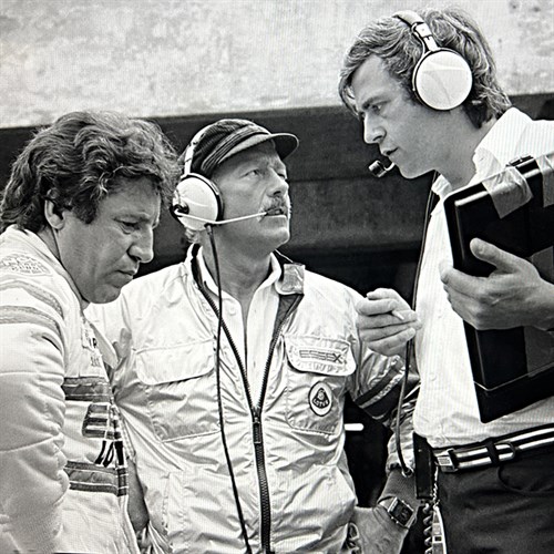 Wright, Chapman and Mario Andretti